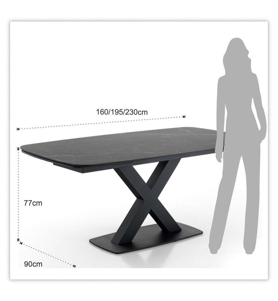 Marble table - Black