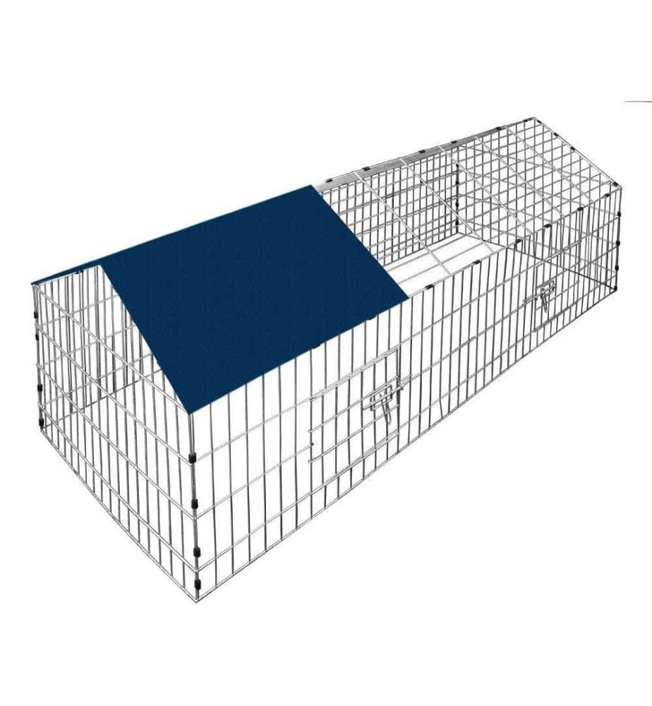 Parc à lapins Enclos libre 180 x 75 cm Protection solaire