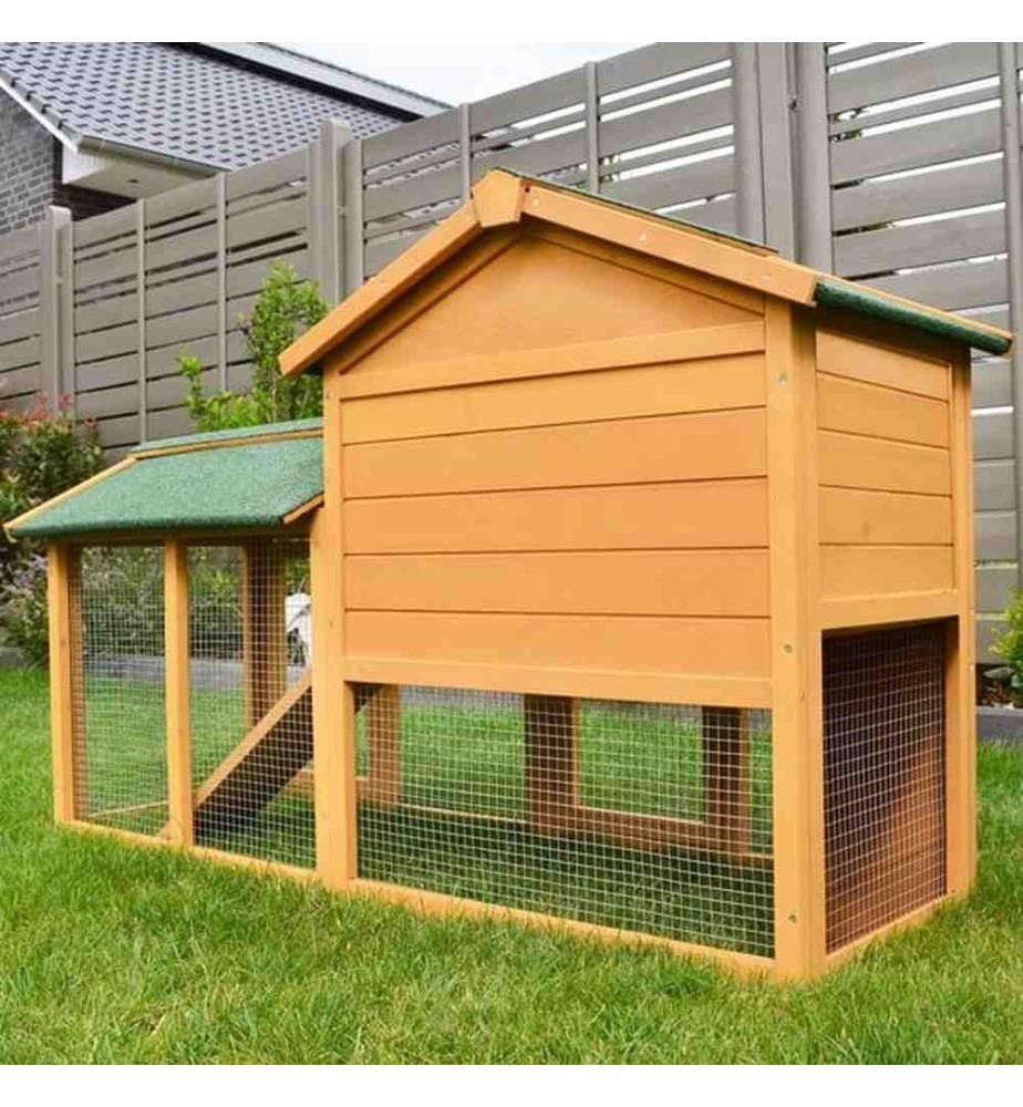 Rabbit hutch Rabbit hutch Hasenvilla - Free run