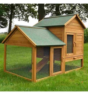 Rabbit hutch Rabbit farm - with large outdoor enclosure