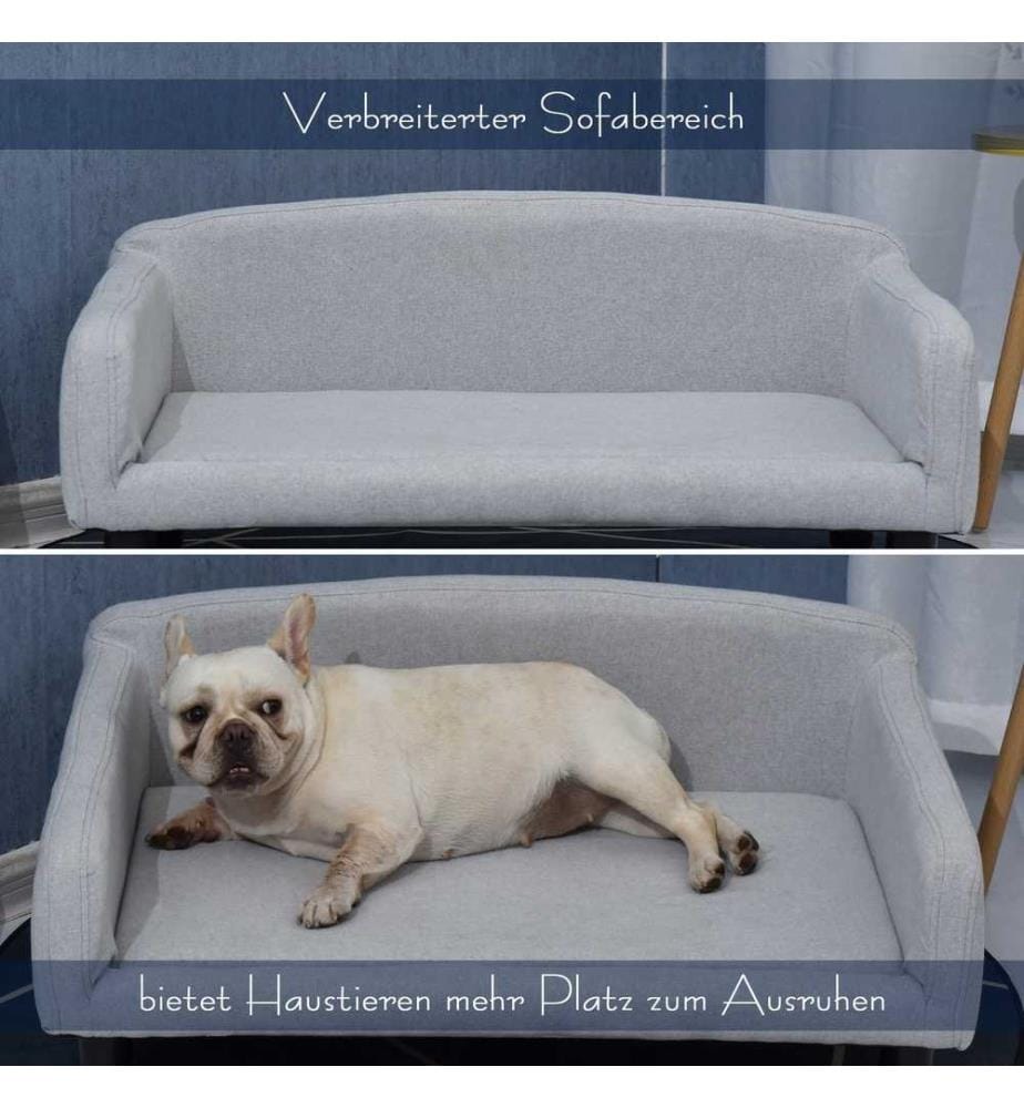 Canapé pour chiens avec housse douce Canapé pour animaux domestiques