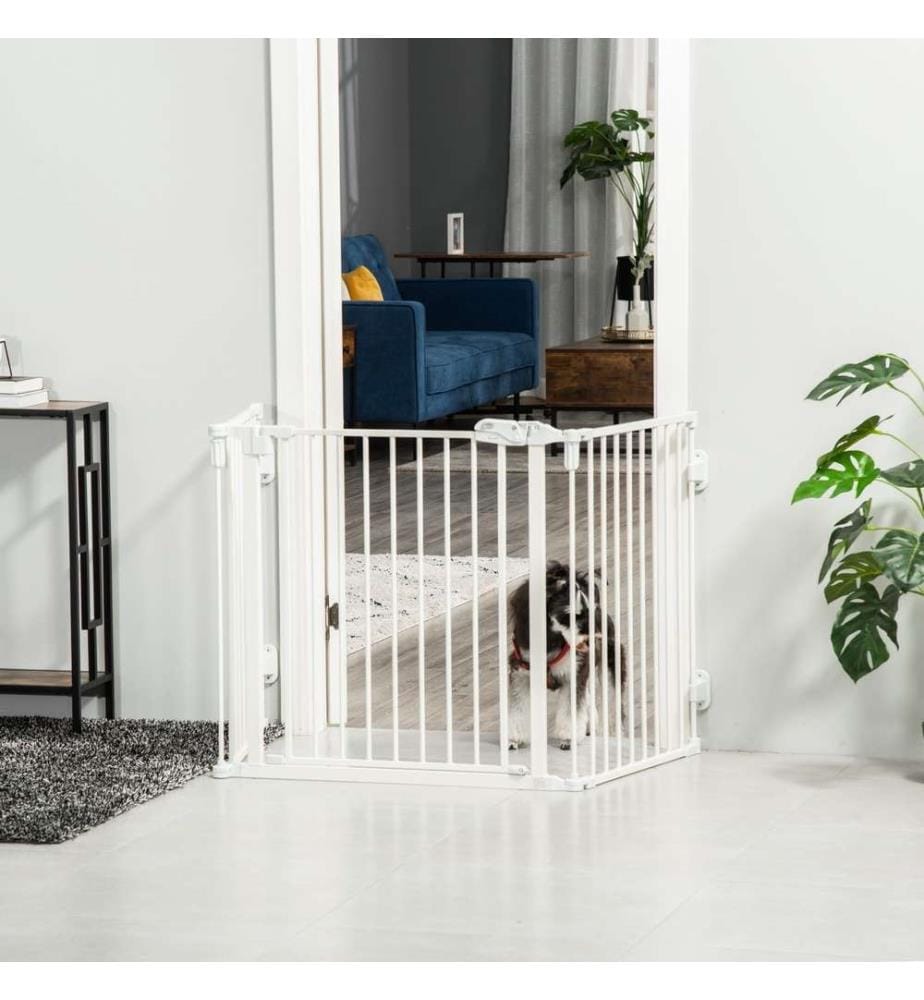 Barrière pour chiens Barrière de porte Barrière de sécurité pour animaux domestiques