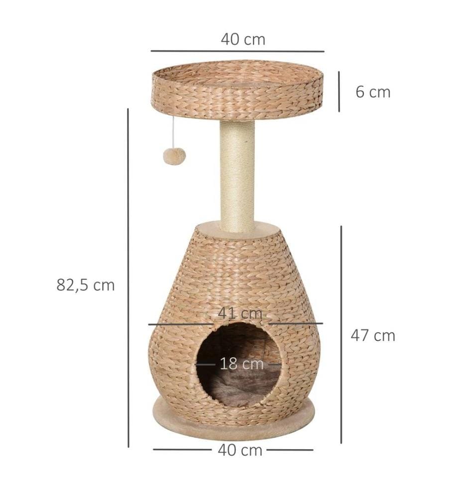 Cat tree Scratching post 82.5 cm Yellow