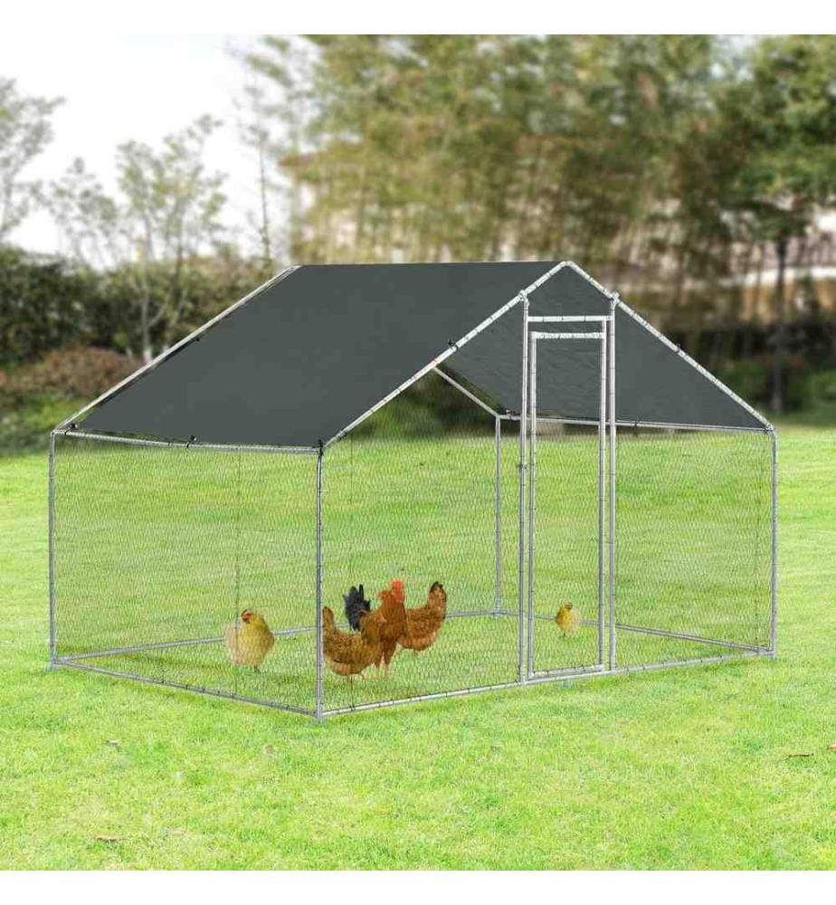 Enclos pour poissons-chats 3x2x2m avec protection solaire