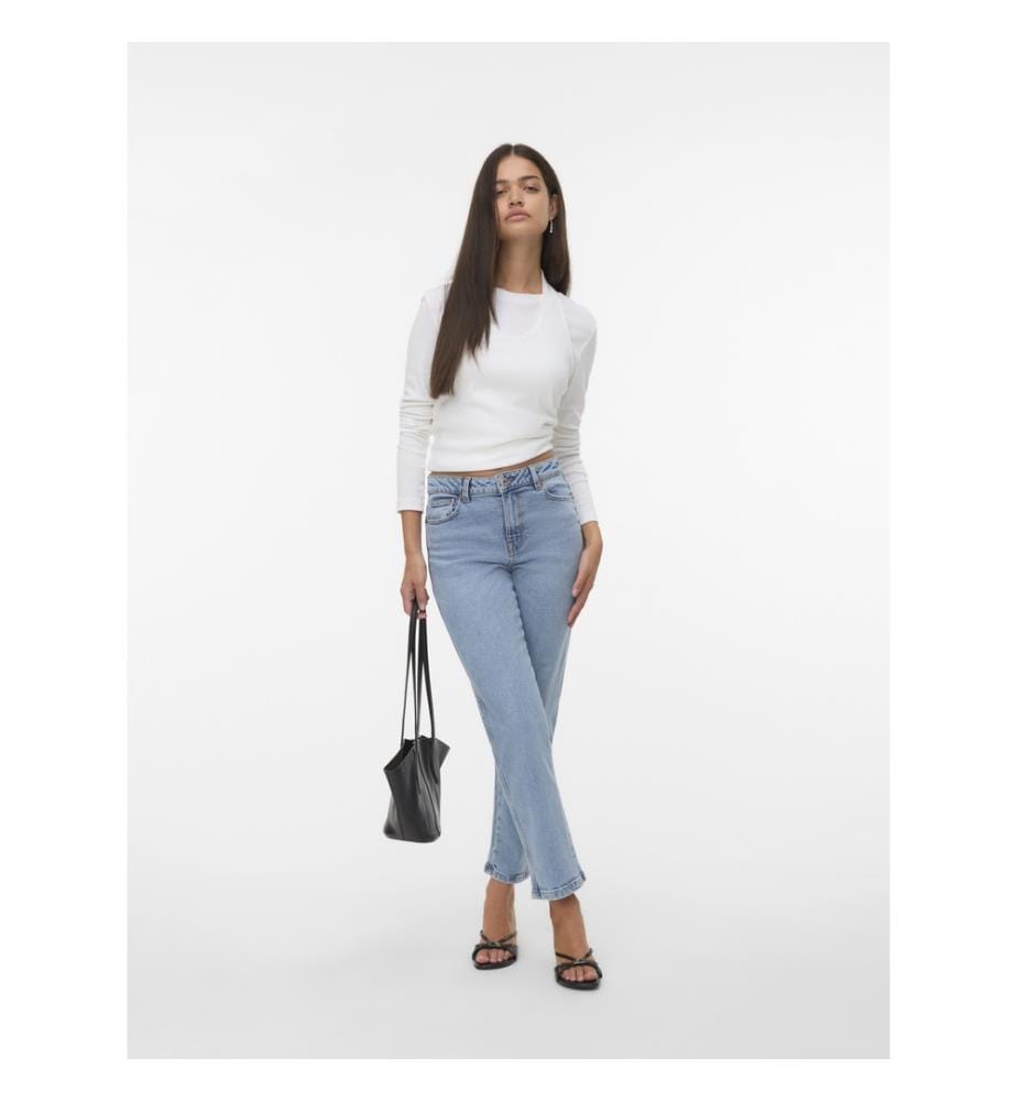 Straight Jeans - Light Blue Denim
