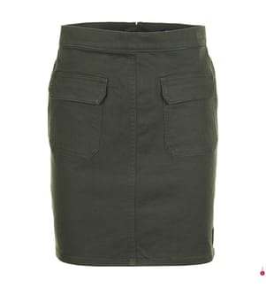 Fashion Jean Skirt - Khaki