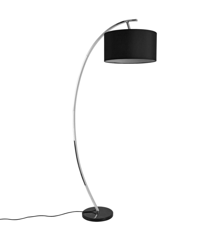 Stehlampe Steiermark 153 cm E27 60W Schwarz