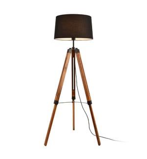Lampada da terra Lagos 144 cm nero