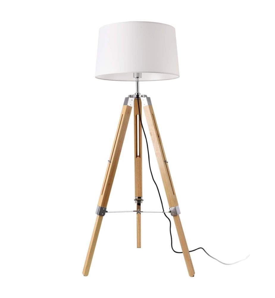 Lampadaire Karlsbad 145 cm blanc bois