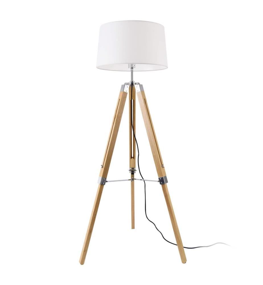 Lampadaire Karlsbad 145 cm blanc bois