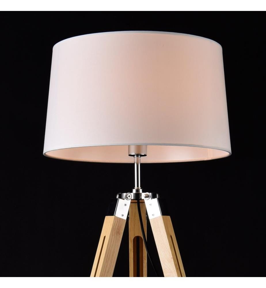 Lampadaire Karlsbad 145 cm blanc bois