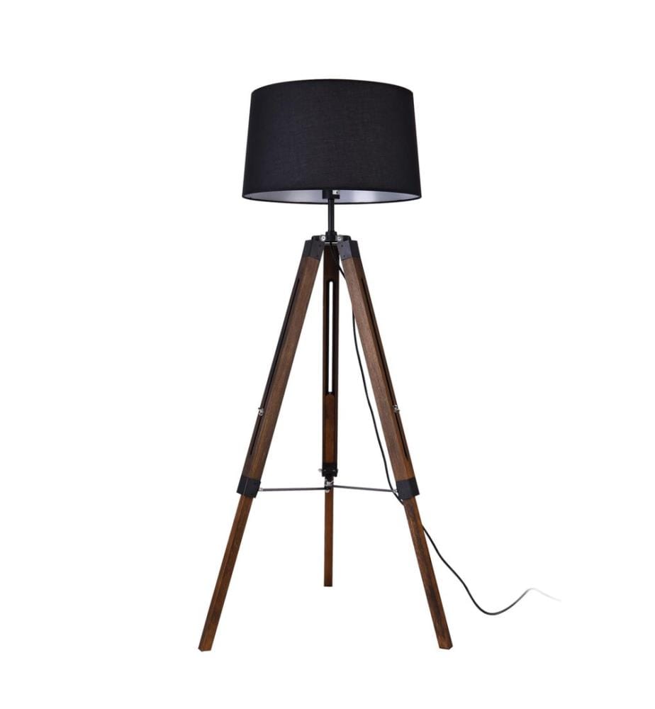 Lampadaire Karlsbad 145 cm noir brun