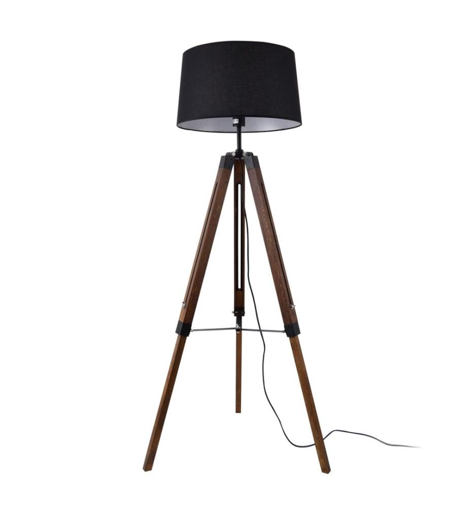 Lampadaire Karlsbad 145 cm noir brun