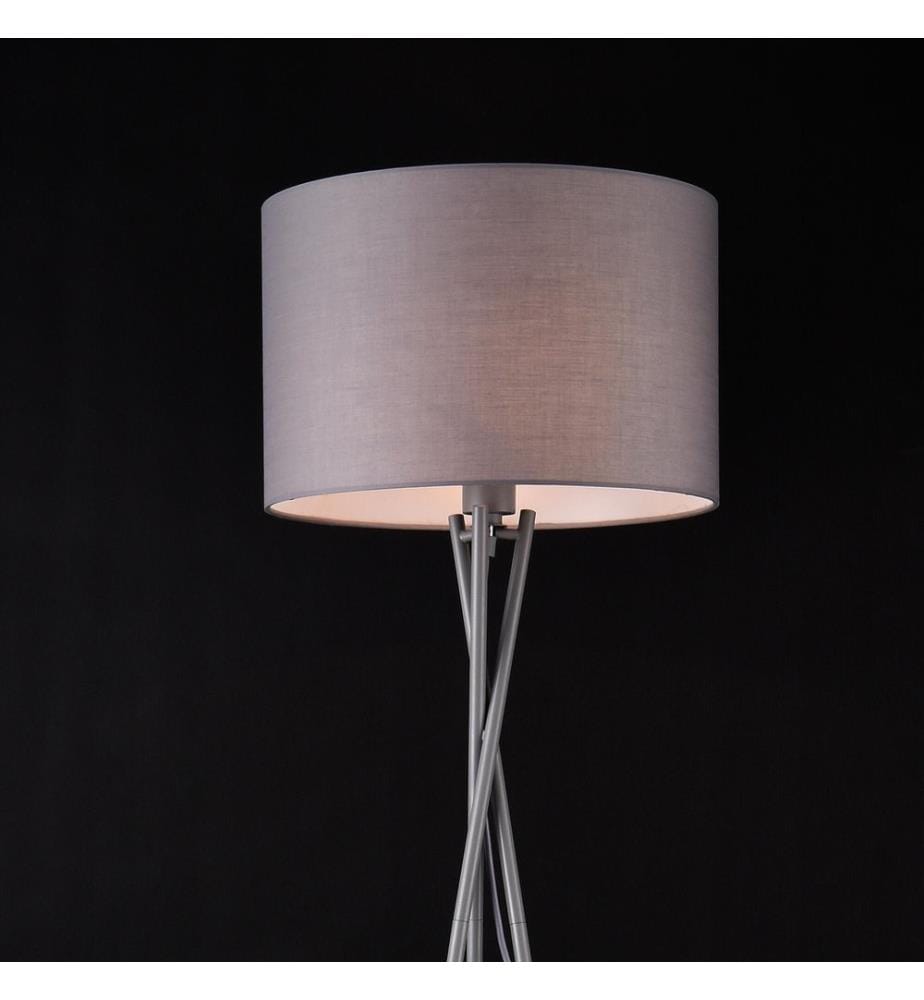 Stehlampe Grenoble 154 cm Grau