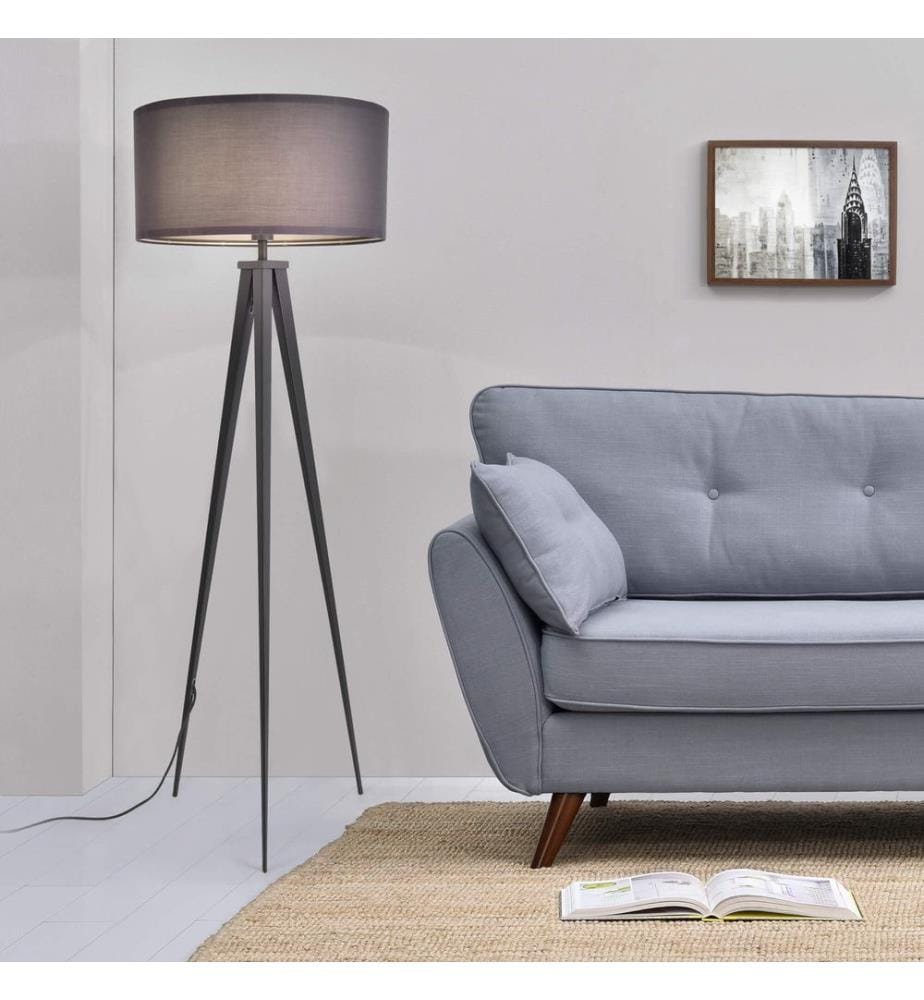 Lampadaire Faro 153 cm gris clair