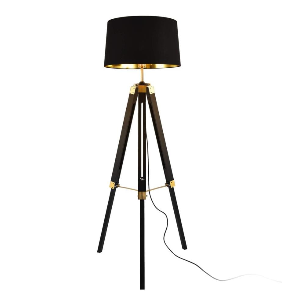 Lampadaire Karlsbad 145 cm noir laiton