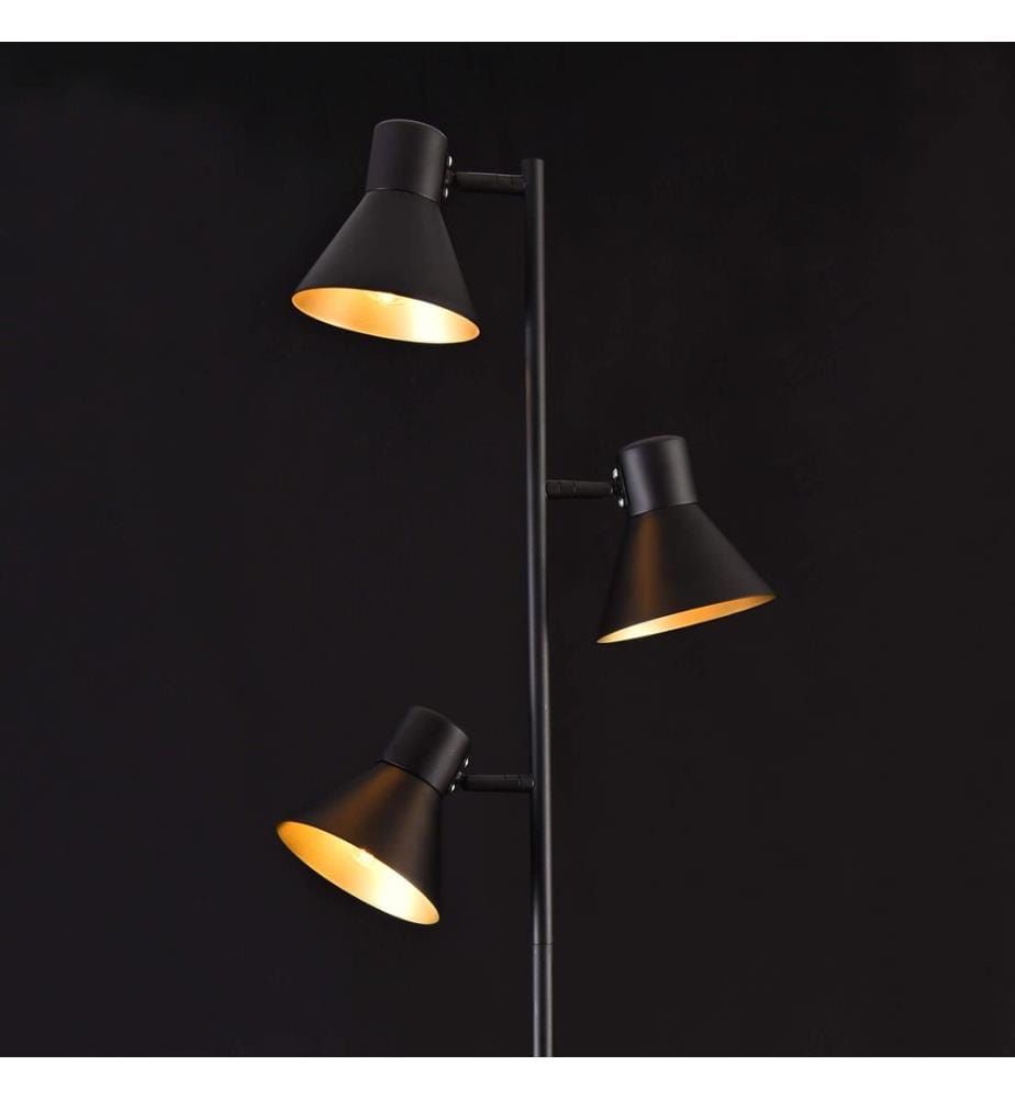 Lampadaire Pinntorp 3-fla mmig E27 -Gold