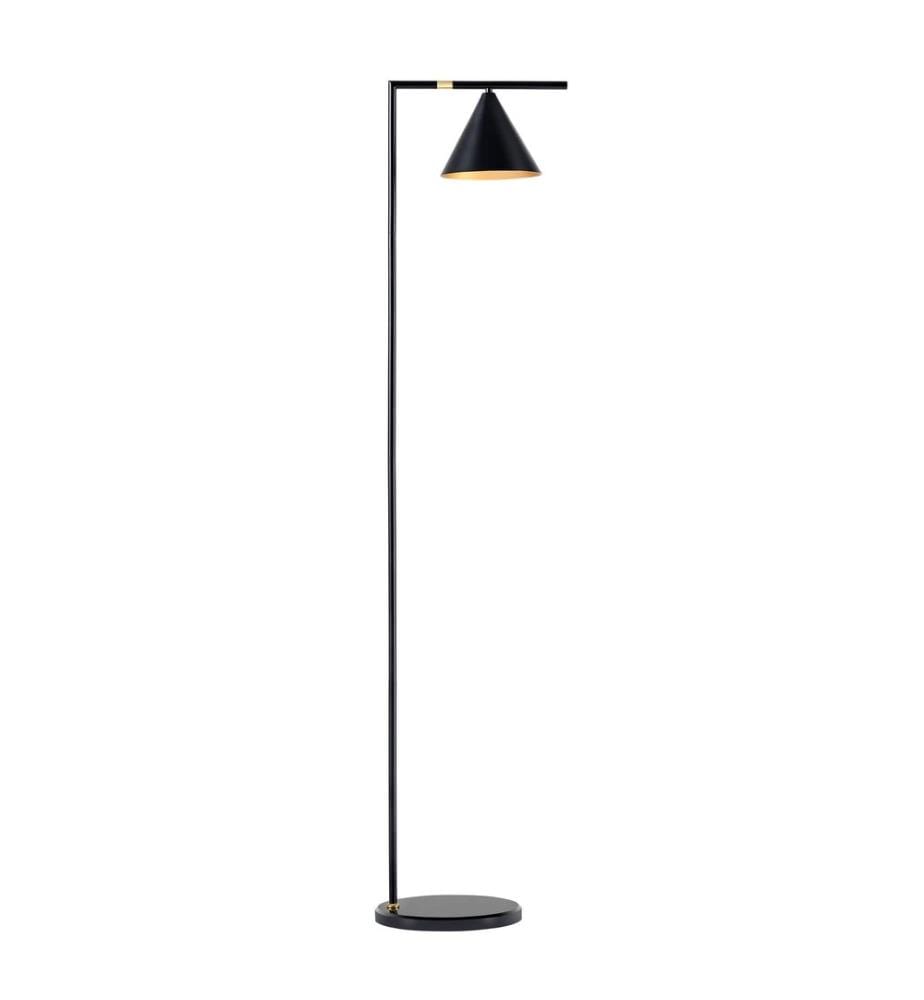 Stehlampe Leicester Schwarz