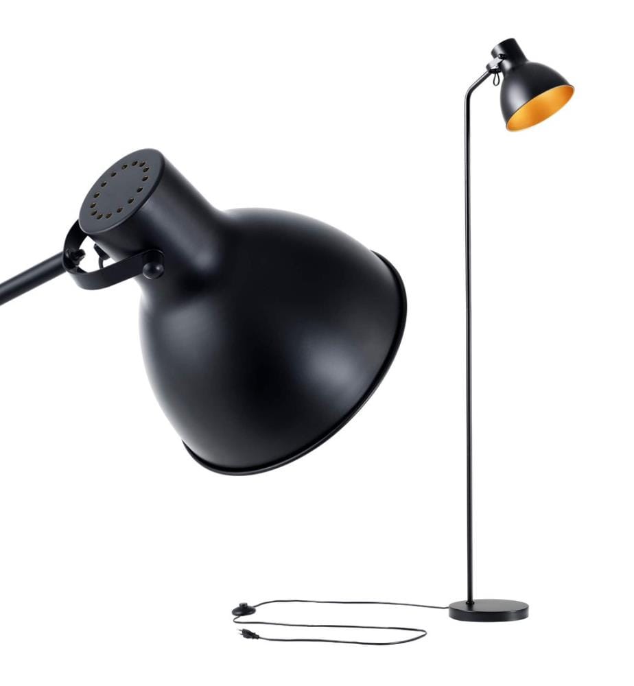 Stehlampe Belfast verstellbar Schwarz