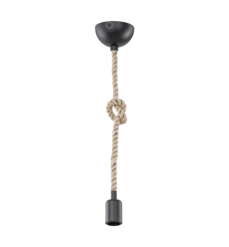 Suspension Aldershot 1-plat noir jute