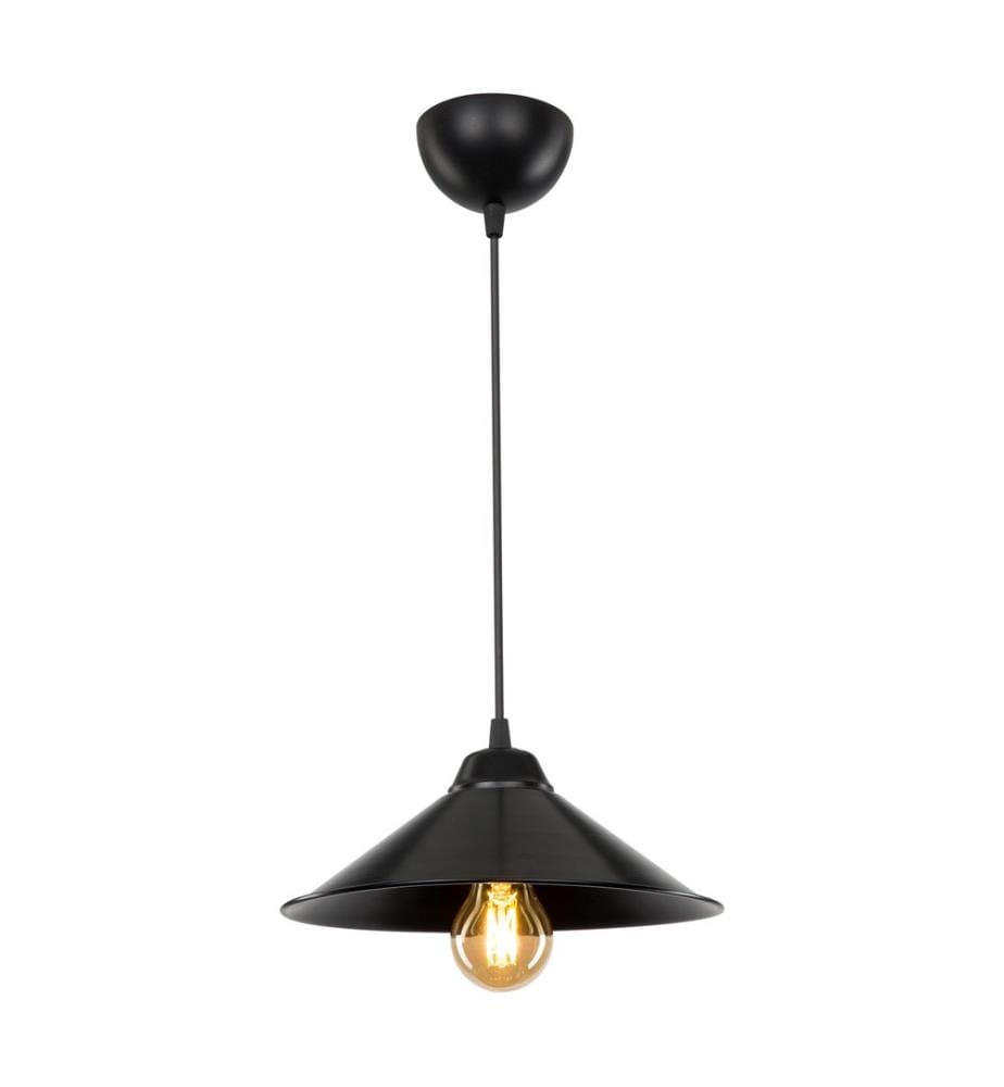 Lampe à suspendre Hereford E27 Noir