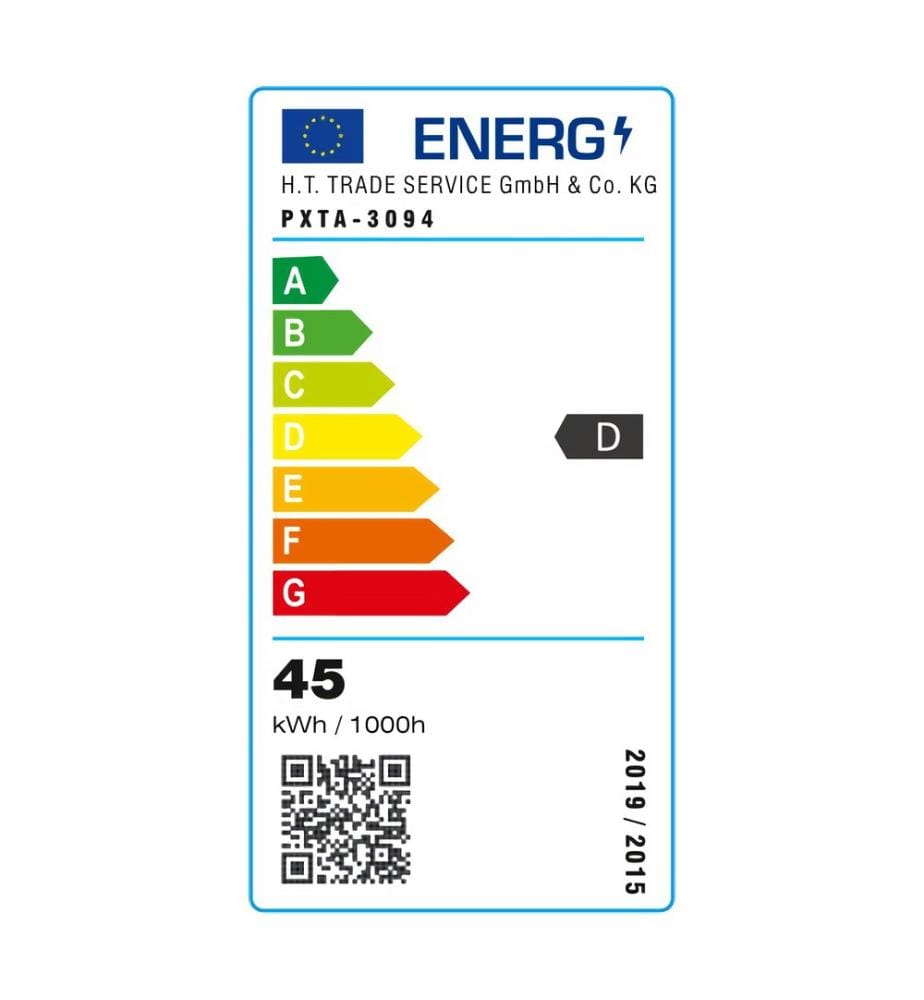 Suspension Durham avec 206 LED aluminium noir blanc
