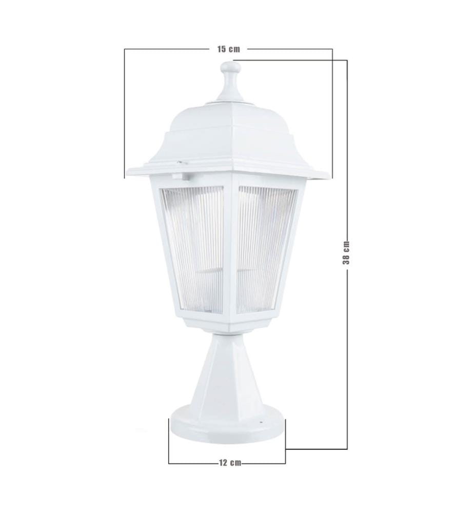 Lampe d'extérieur Ipswich E27 Blanc