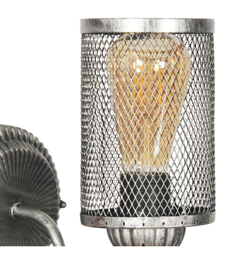 Wandleuchte Painswick Silber