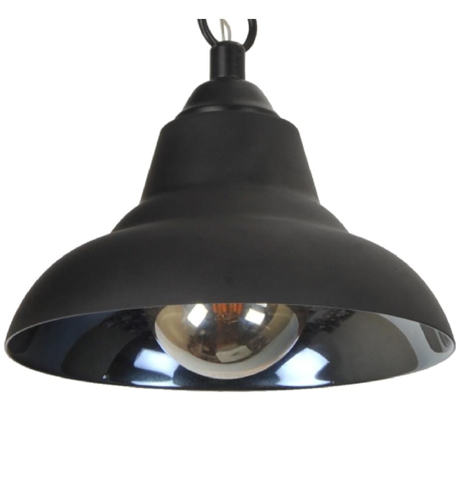 Suspension Settle 1xE27 noir