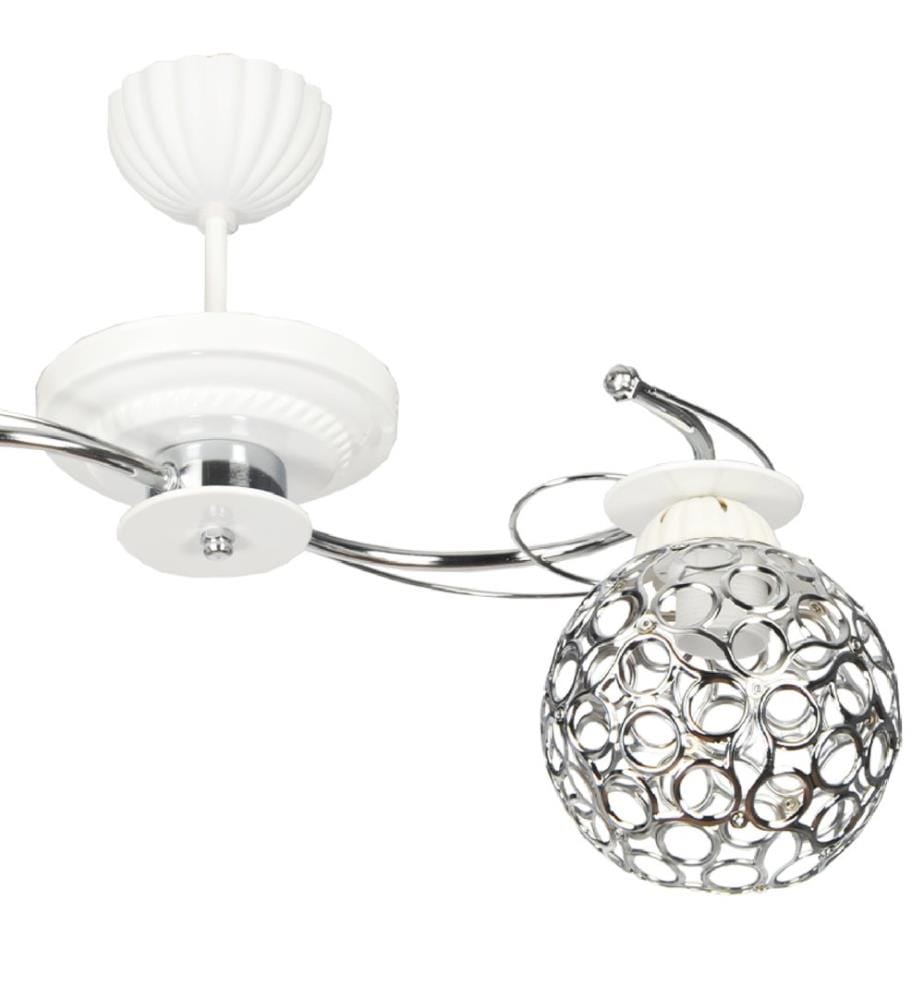 Suspension Aboyne 2-fla mm blanc chrome