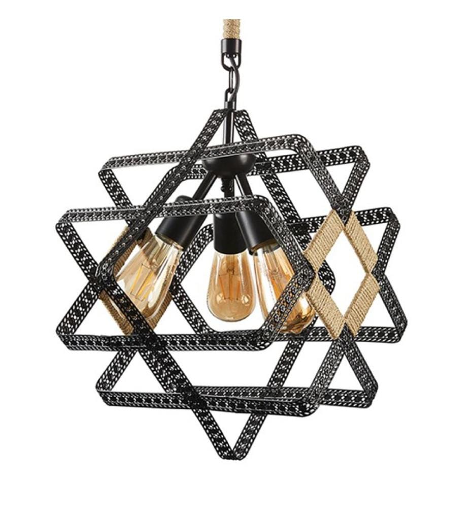 Lampe à suspendre Handforth noir