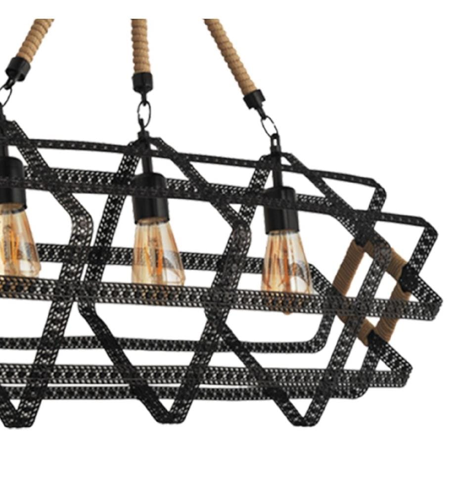 Lampe à suspendre Hexham noir