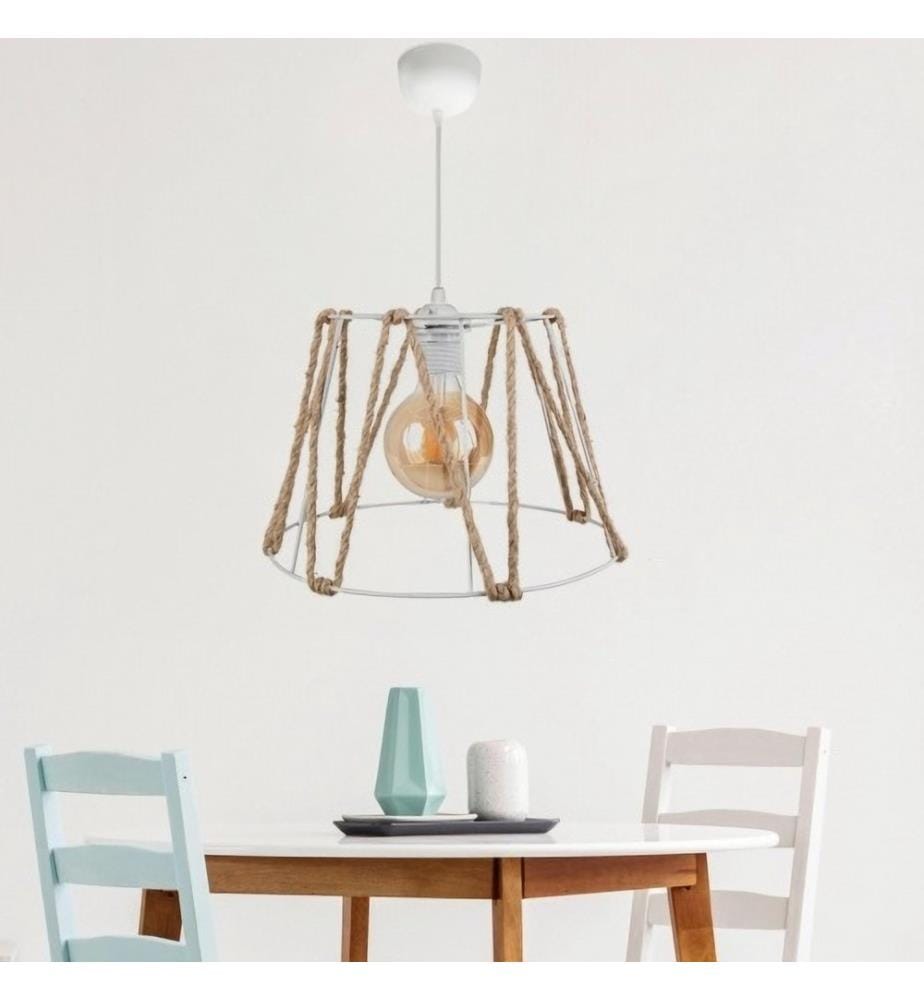 Lampe à suspendre Maidenhead blanc