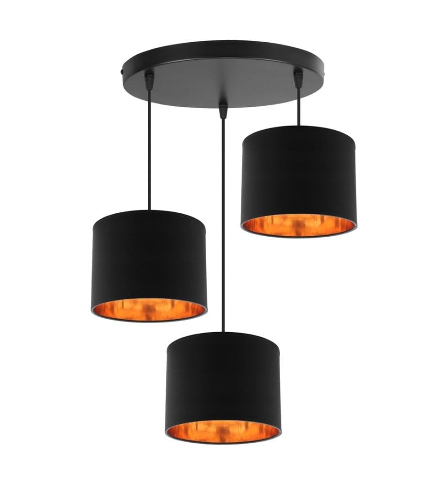 Suspension Scarborough 3-fla mm noir