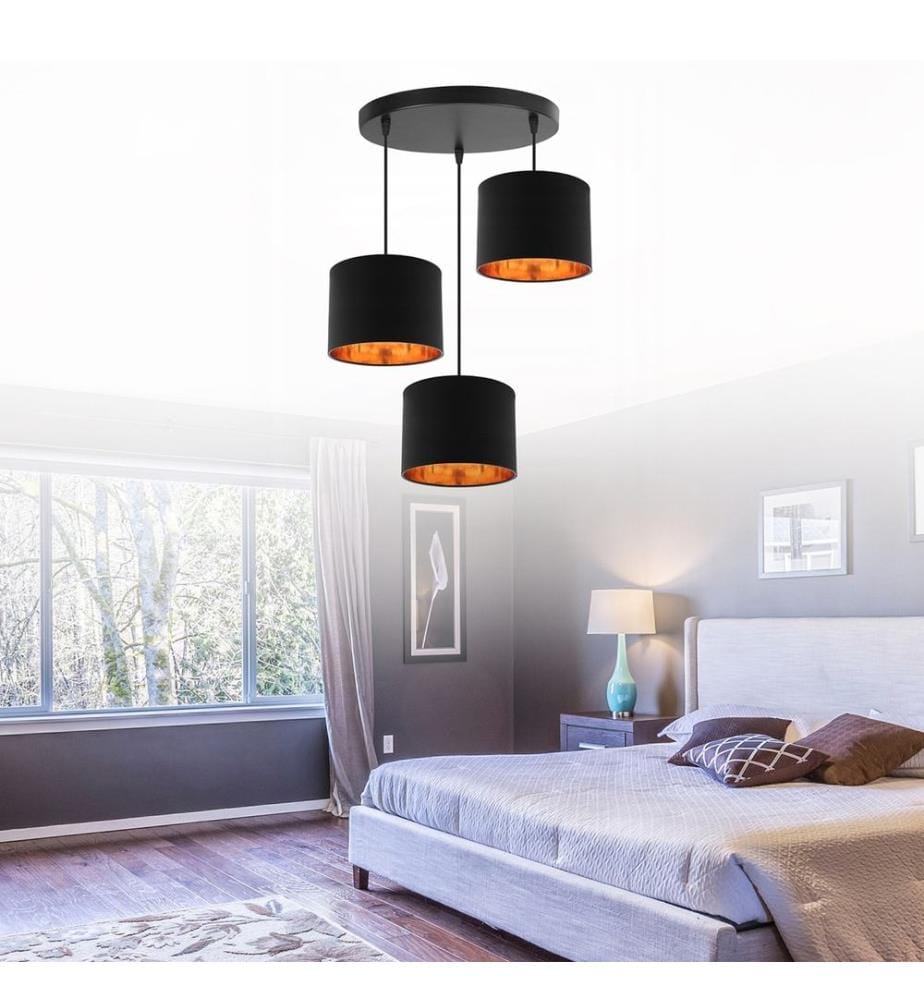 Suspension Scarborough 3-fla mm noir
