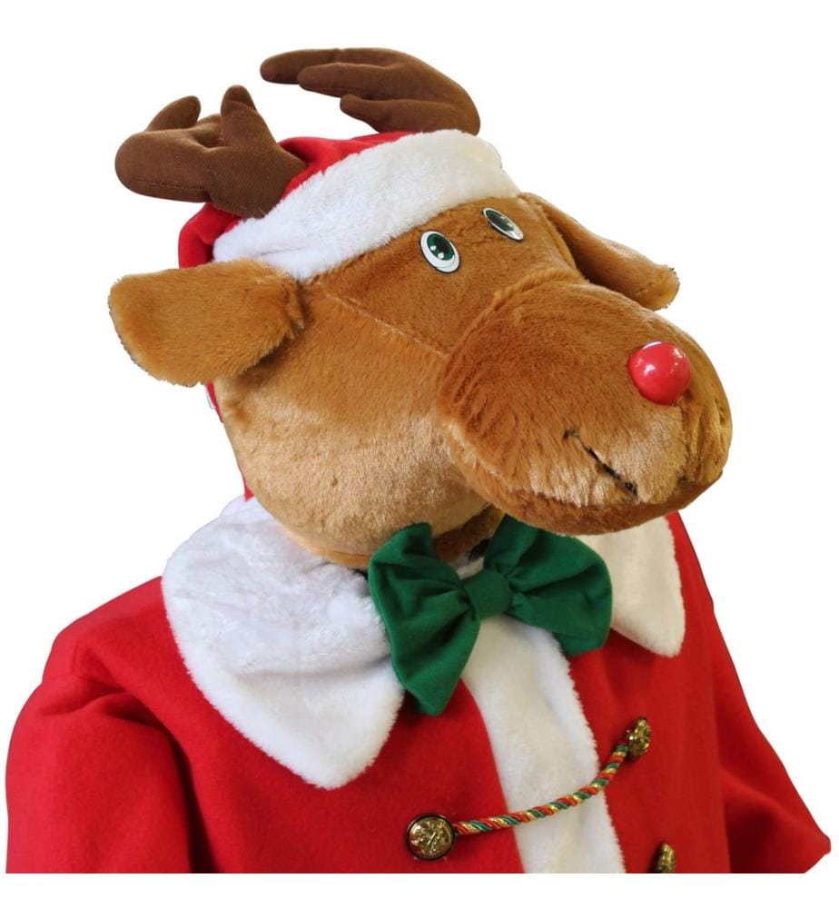 Père Noël Elan 120 cm Chantant et dansant