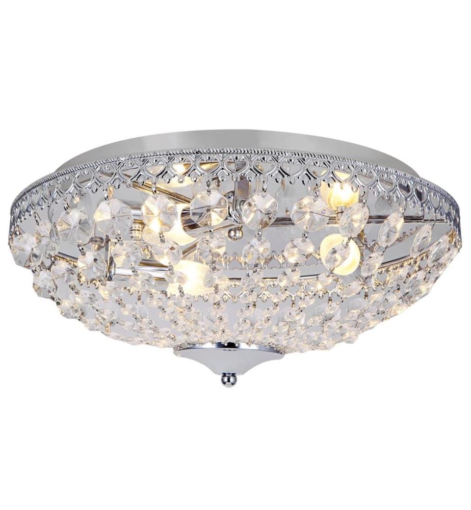 Lampe de plafond Plafonnier en cristal d'art Ø40 cm Lampe en cristal
