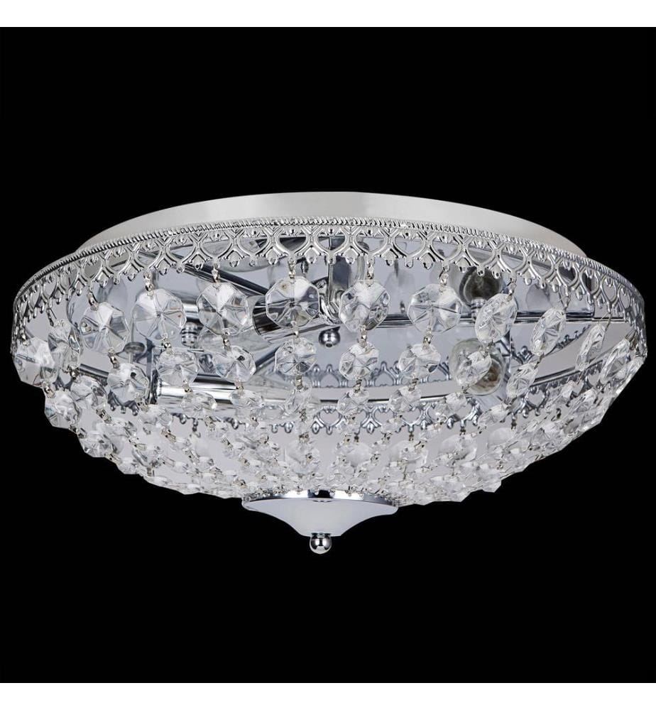 Lampe de plafond Plafonnier en cristal d'art Ø40 cm Lampe en cristal