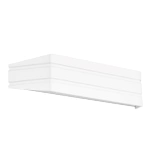 Applique Wuppertal 2x G9 35x8x8 cm Bianco