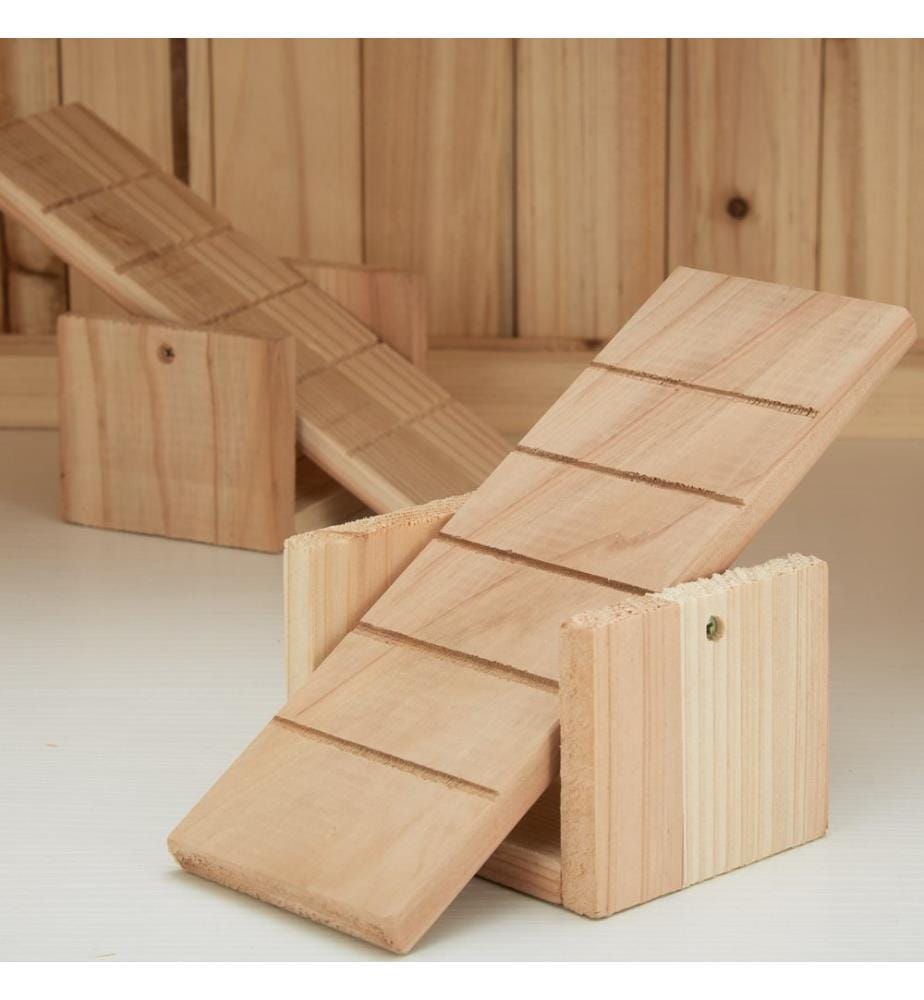 Gabbietta per criceti in legno 115x60x58 cm - marrone