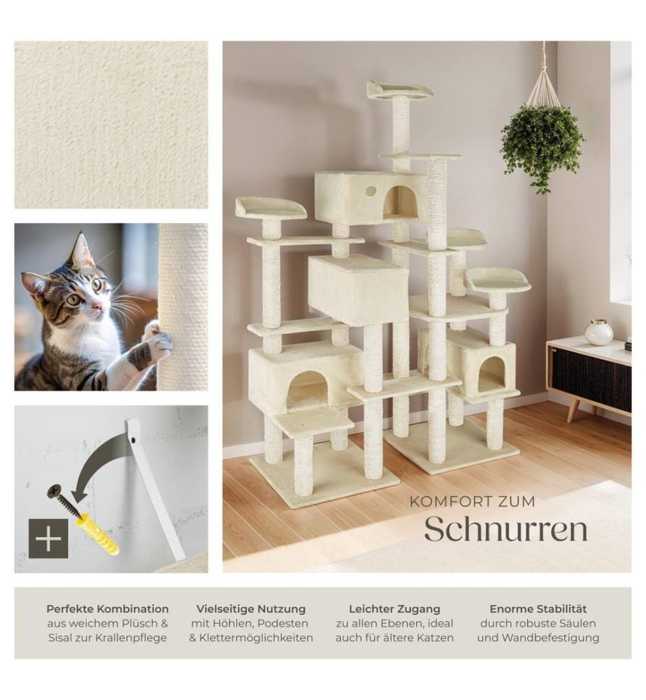 Albero tiragraffi Entissar - beige