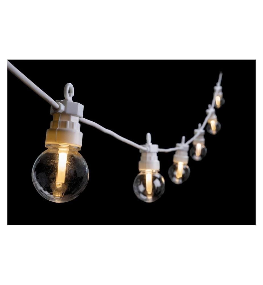 STT Guirlande lumineuse Solar Nostalgic, 10 LEDs, 2.7m, blanc