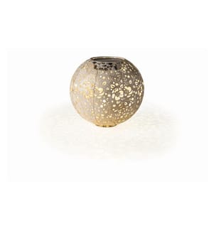 STT Laterne Solar Antic Ball Flower, Ø 30 cm, Crème