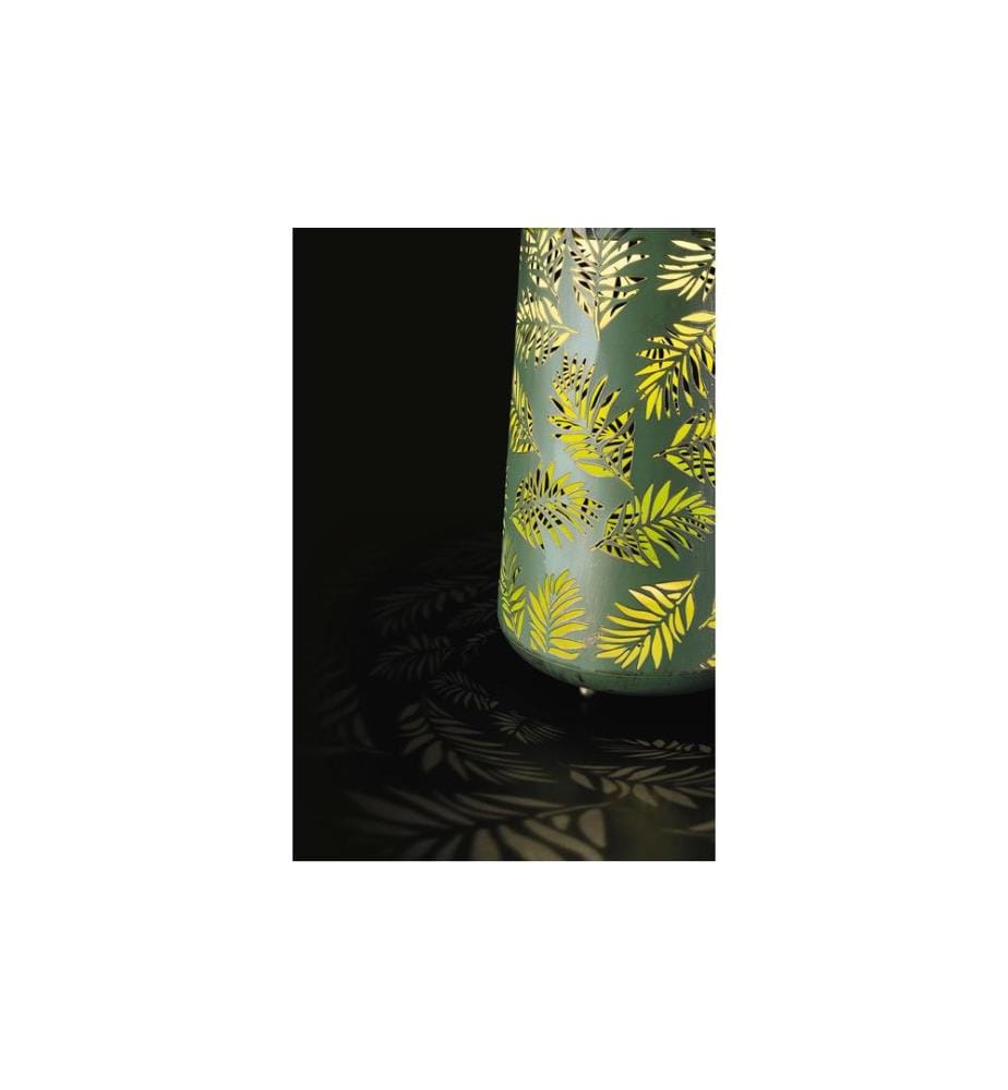 STT Laterne Solar Antic Bamboo, Ø 20 x 32.5 cm, Grün
