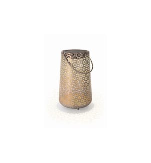 STT Laterne Solar Antic Platin, Ø 20 x 32.5 cm, Platin