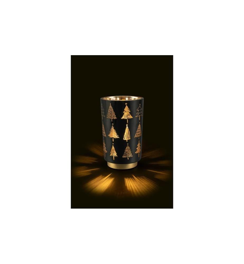STT Lanterne, arbre, M, 20 cm, noir