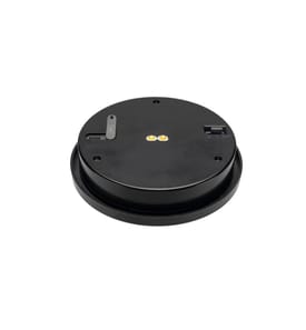 STT Panneau solaire Remplacement USB, rond, Noir