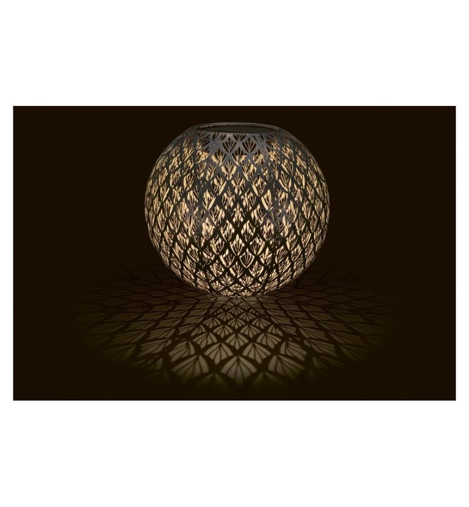 STT Windlicht Solar Antic Ball Emilia, Ø 30 cm, Marineblau