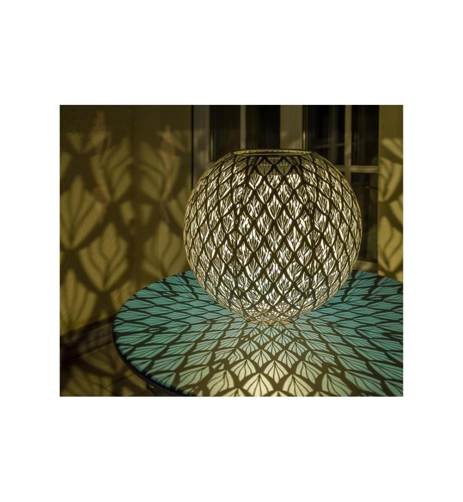 STT Windlicht Solar Antic Ball Emilia, Ø 30 cm, Marineblau
