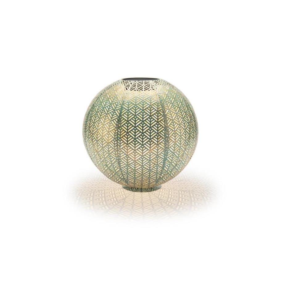 STT Windlicht Solar Antic Ball Sofia, Ø 40 cm, Aqua